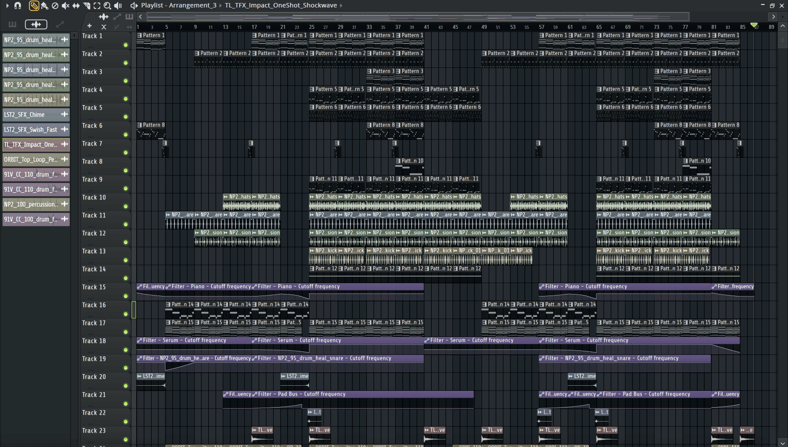 Finished Fl Studio stem project